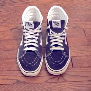 Navy Blue Sk8-HI Vans                                                 Used